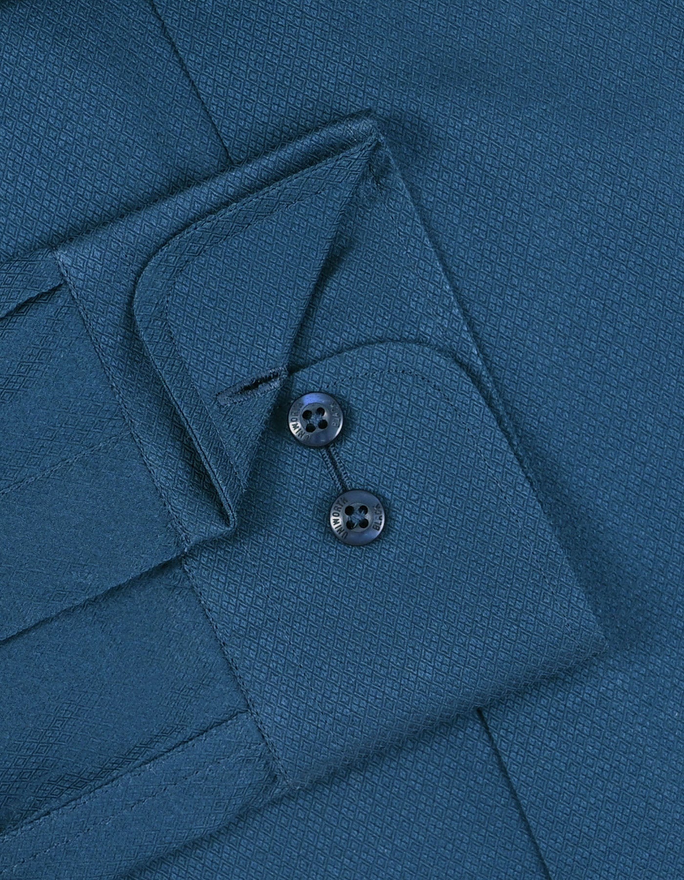 Self Teal Tailored Smart Fit Shirt FS20482SF-15.5
