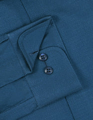 Self Teal Tailored Smart Fit Shirt FS20482SF-15.5