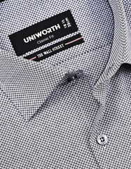 Self Black Classic Fit Shirt FS20485RF-15