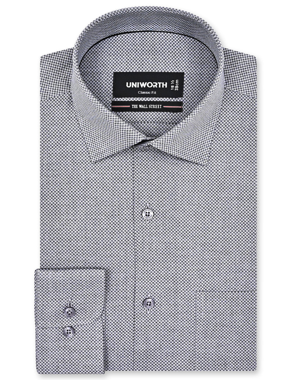 Self Black Classic Fit Shirt FS20485RF-14.5
