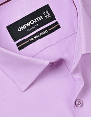 Self L Purple Classic Fit Shirt FS20486RF-15