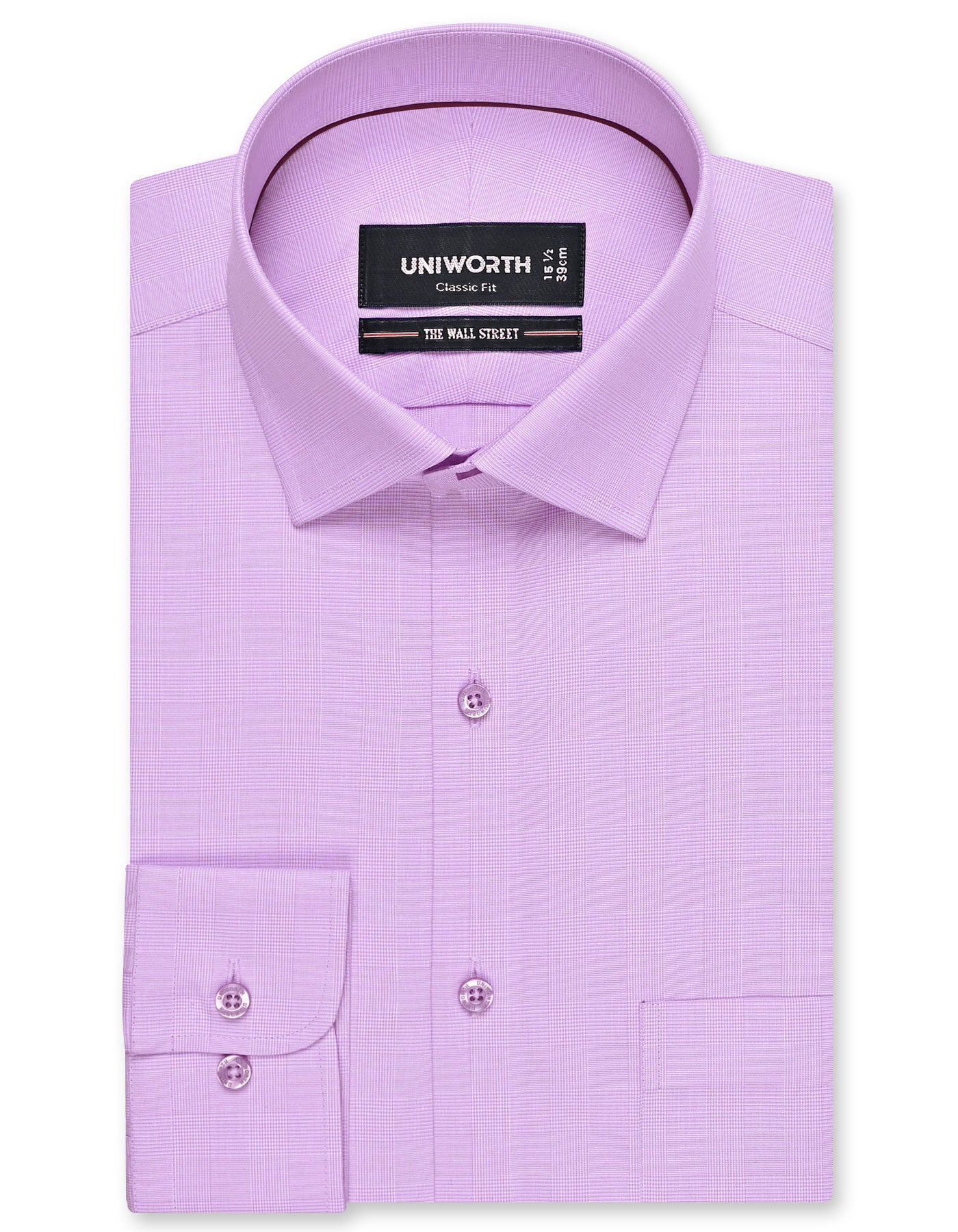 Self L Purple Classic Fit Shirt FS20486RF-14.5