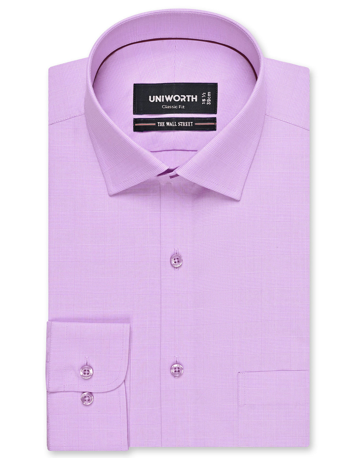 Self L Purple Classic Fit Shirt FS20486RF-14.5
