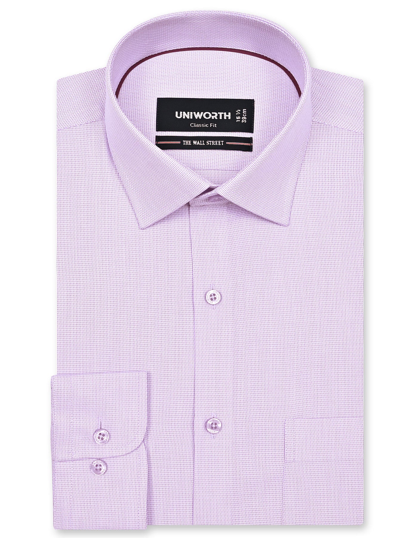 Self L Purple Classic Fit Shirt FS20487RF-14.5