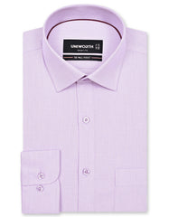 Self L Purple Tailored Smart Fit Shirt FS20487SF-14.5