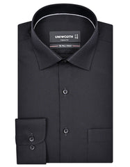 Self Black Classic Fit Shirt FS20488RF-14.5