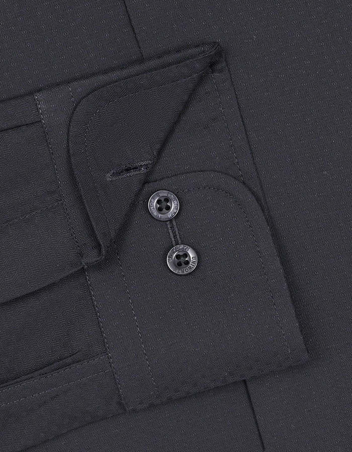 Self Black Tailored Smart Fit Shirt FS20488SF-15.5