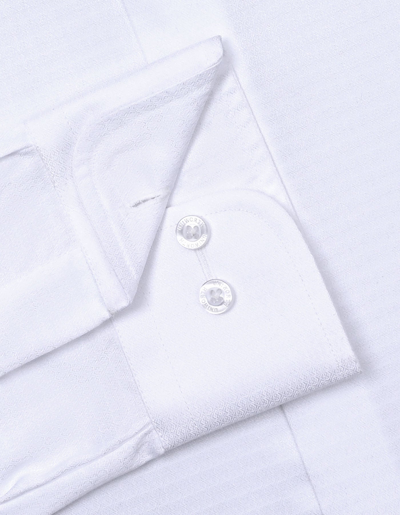 Self White Tailored Smart Fit Shirt FS20489SF-15.5