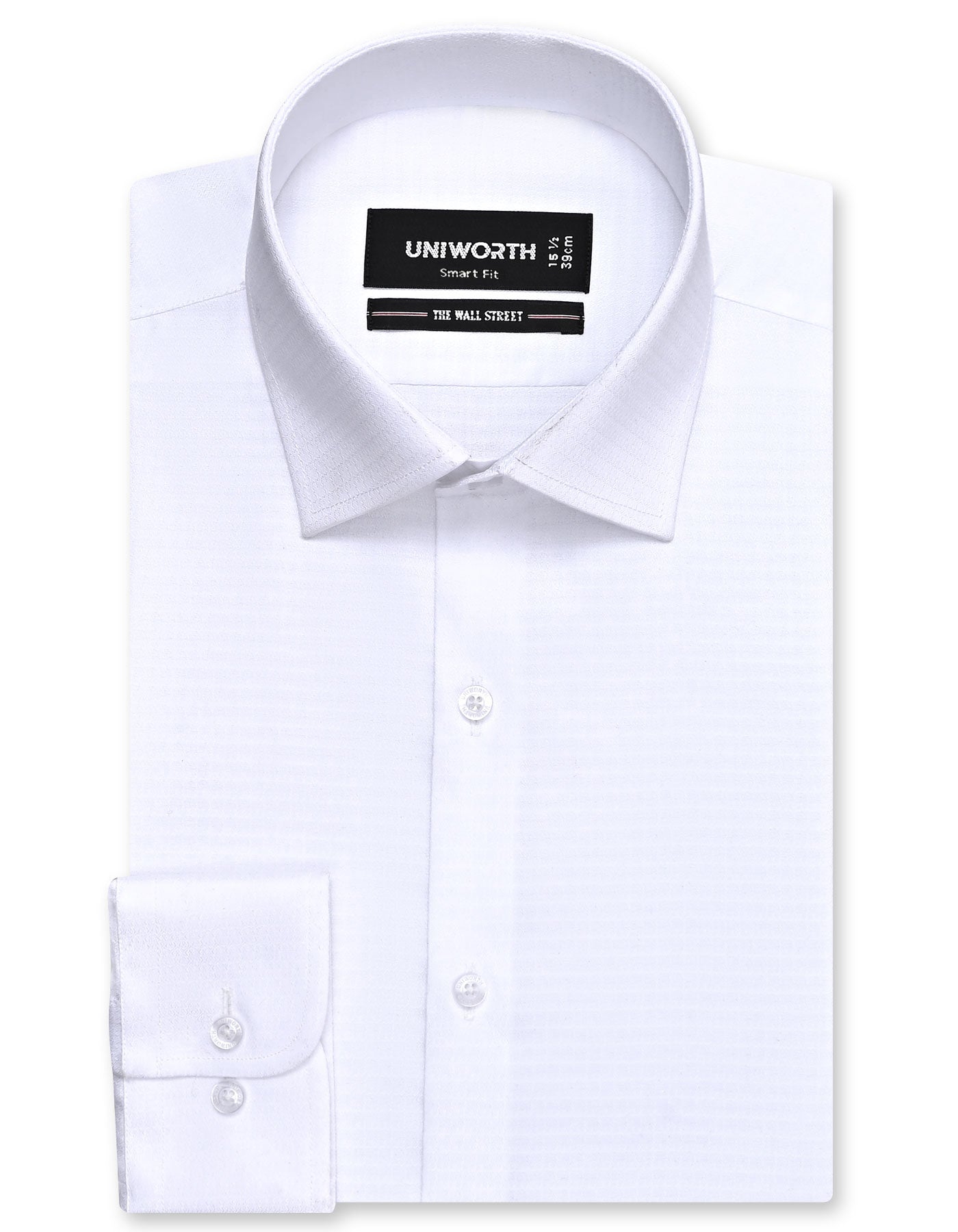 Self White Tailored Smart Fit Shirt FS20489SF-14.5