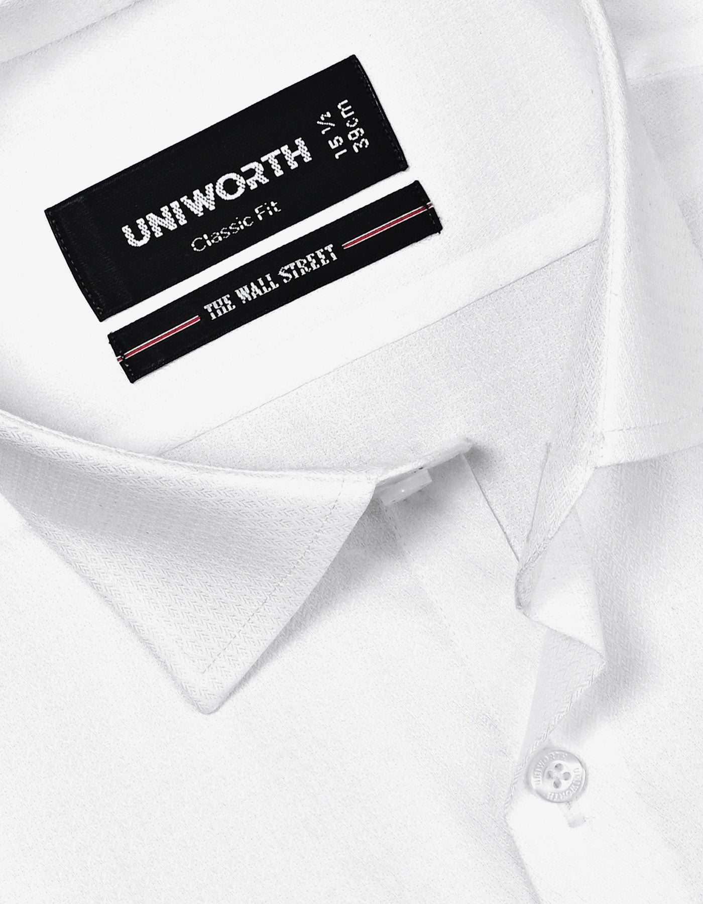 Self White Classic Fit Shirt FS20490RF-15