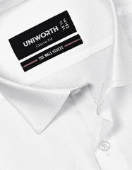 Self White Classic Fit Shirt FS20490RF-15
