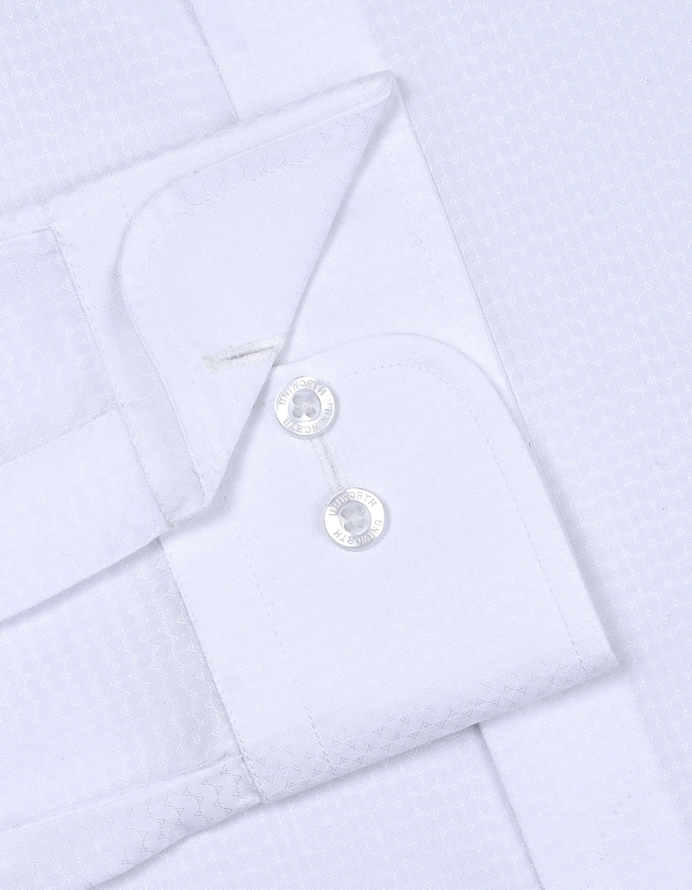 Self White Classic Fit Shirt FS20491RF-15.5