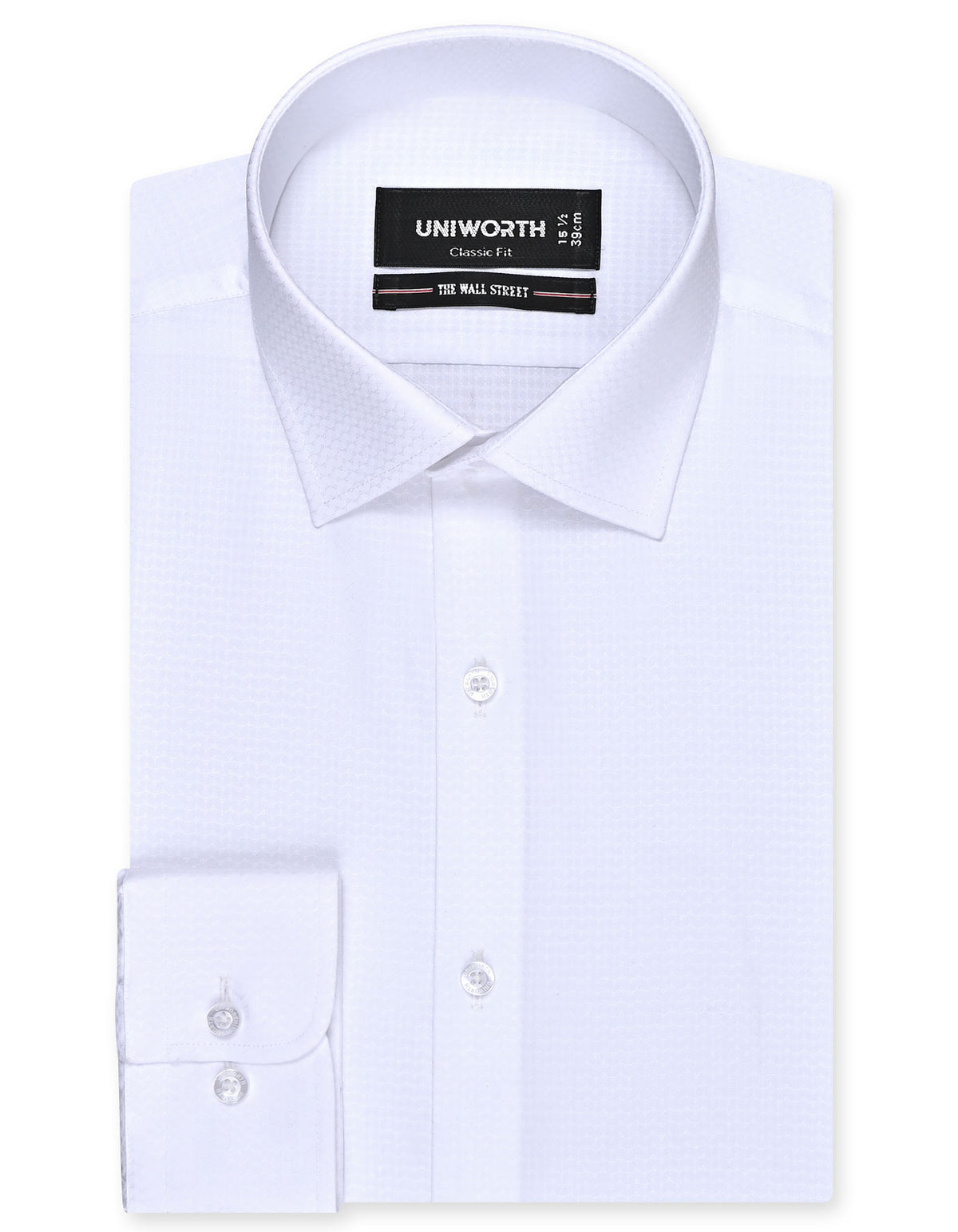 Self White Classic Fit Shirt FS20491RF-14.5