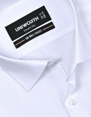 Self White Tailored Smart Fit Shirt FS20491SF-15