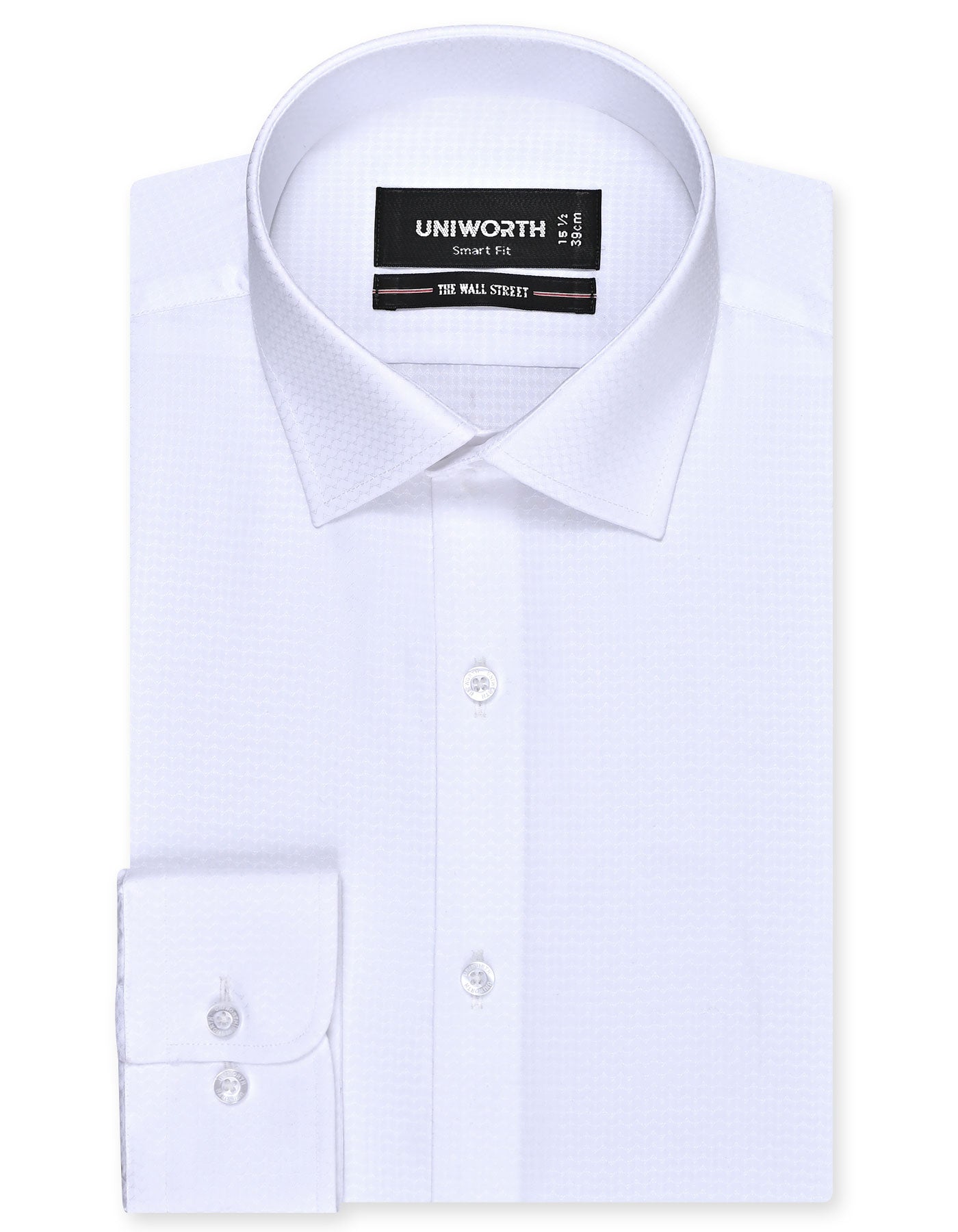 Self White Tailored Smart Fit Shirt FS20491SF-14.5