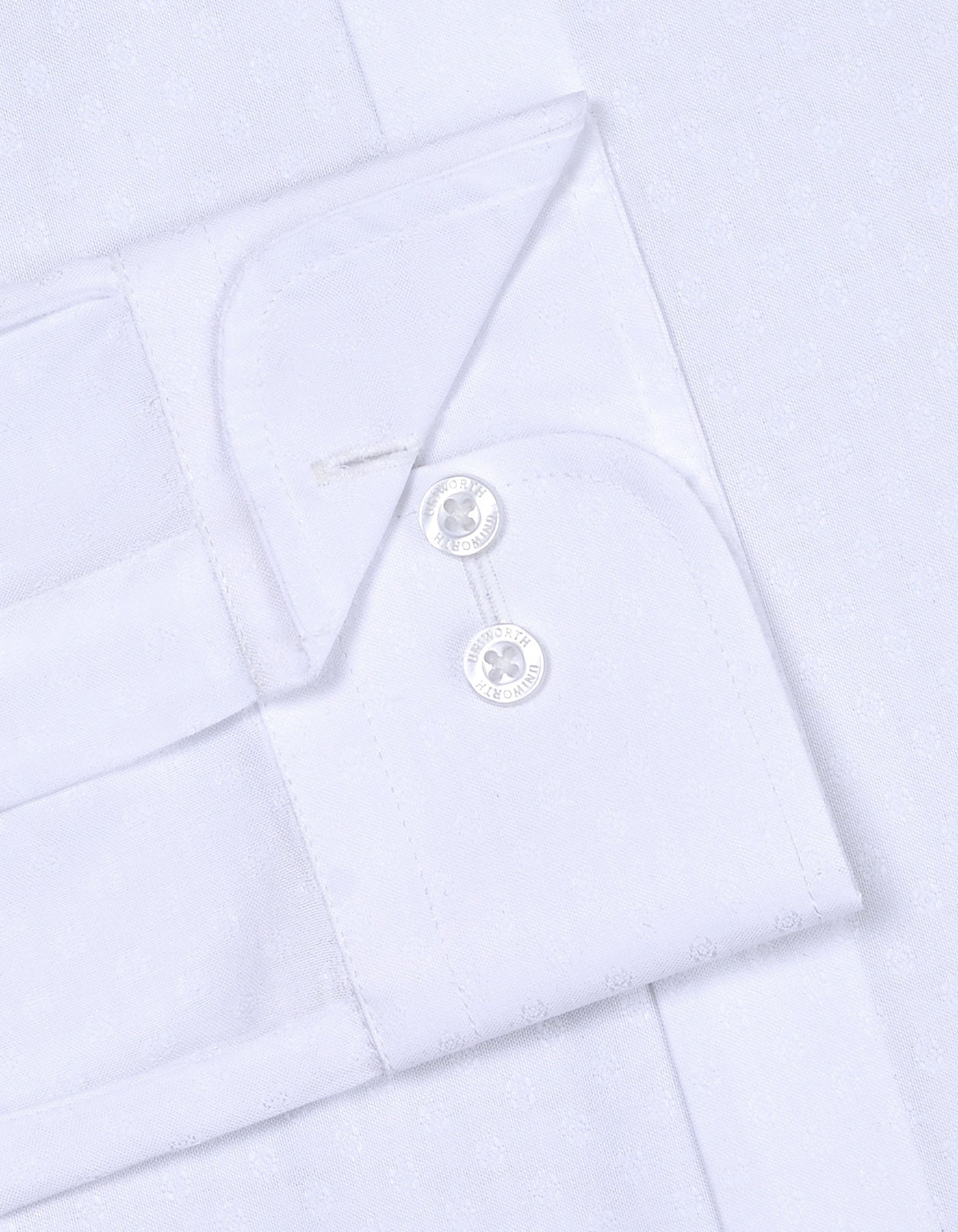 Self White Classic Fit Shirt FS20492RF-15.5
