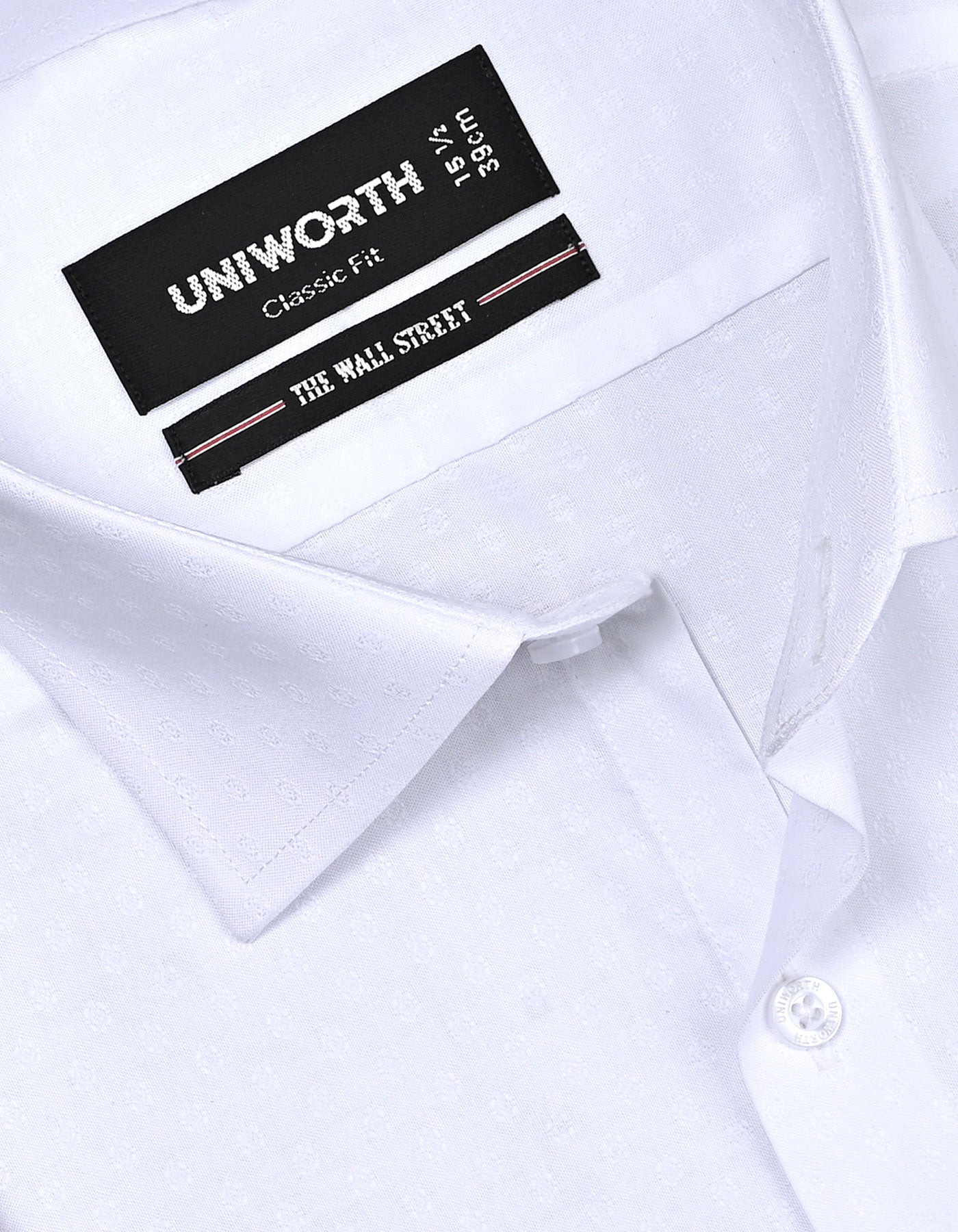 Self White Classic Fit Shirt FS20492RF-15