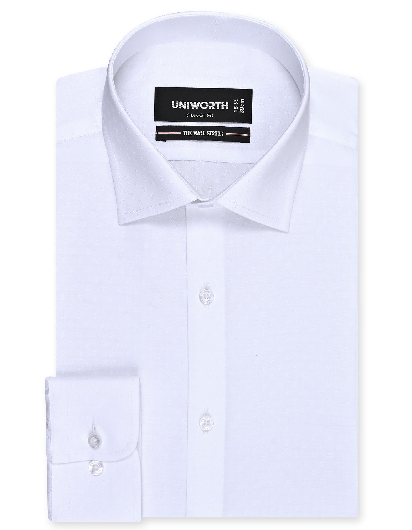 Self White Classic Fit Shirt FS20492RF-14.5