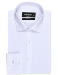 Self White Classic Fit Shirt FS20492RF-14.5