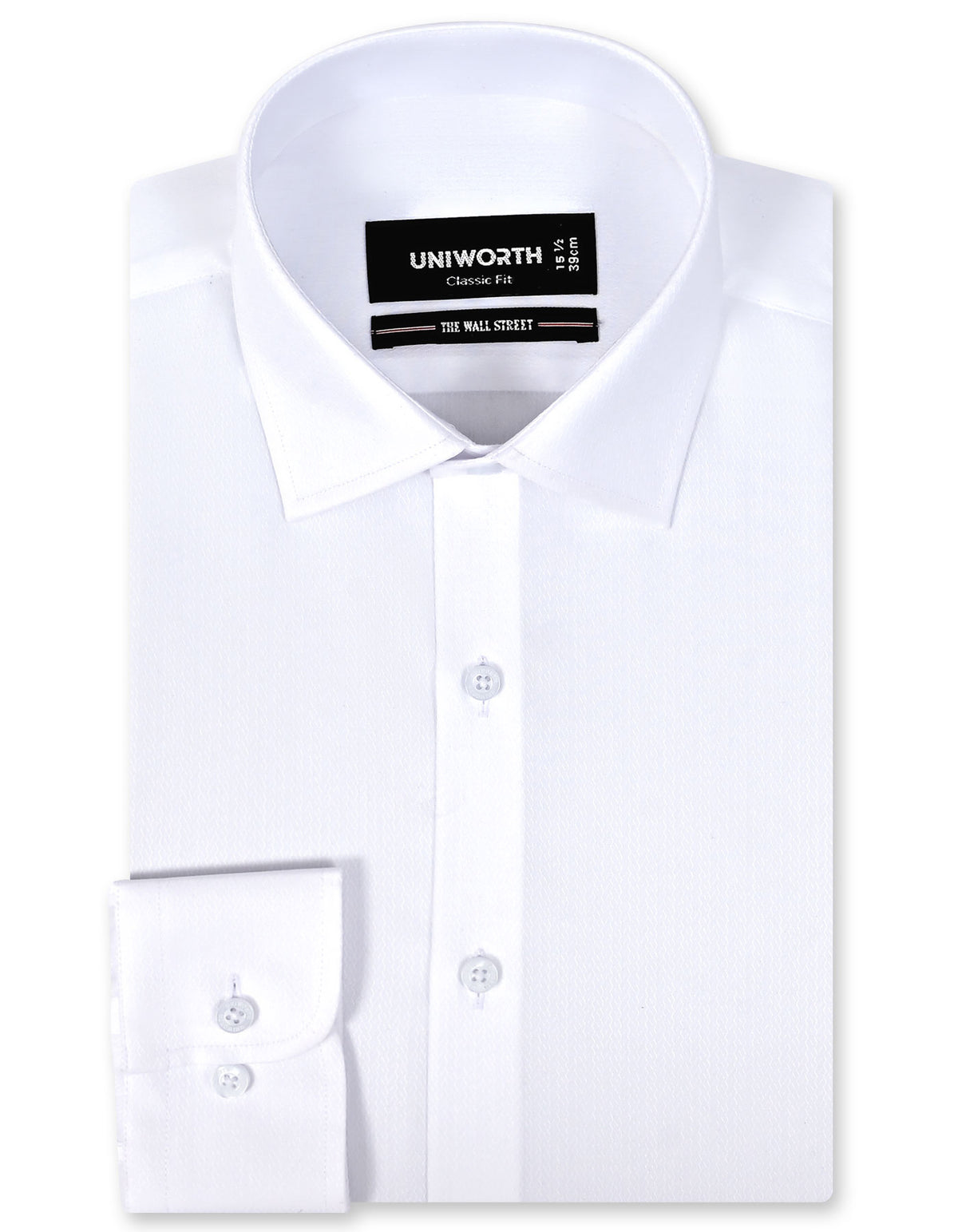 Self White Classic Fit Shirt FS20494RF-14.5
