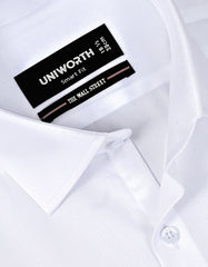 Self White Tailored Smart Fit Shirt FS20494SF-15