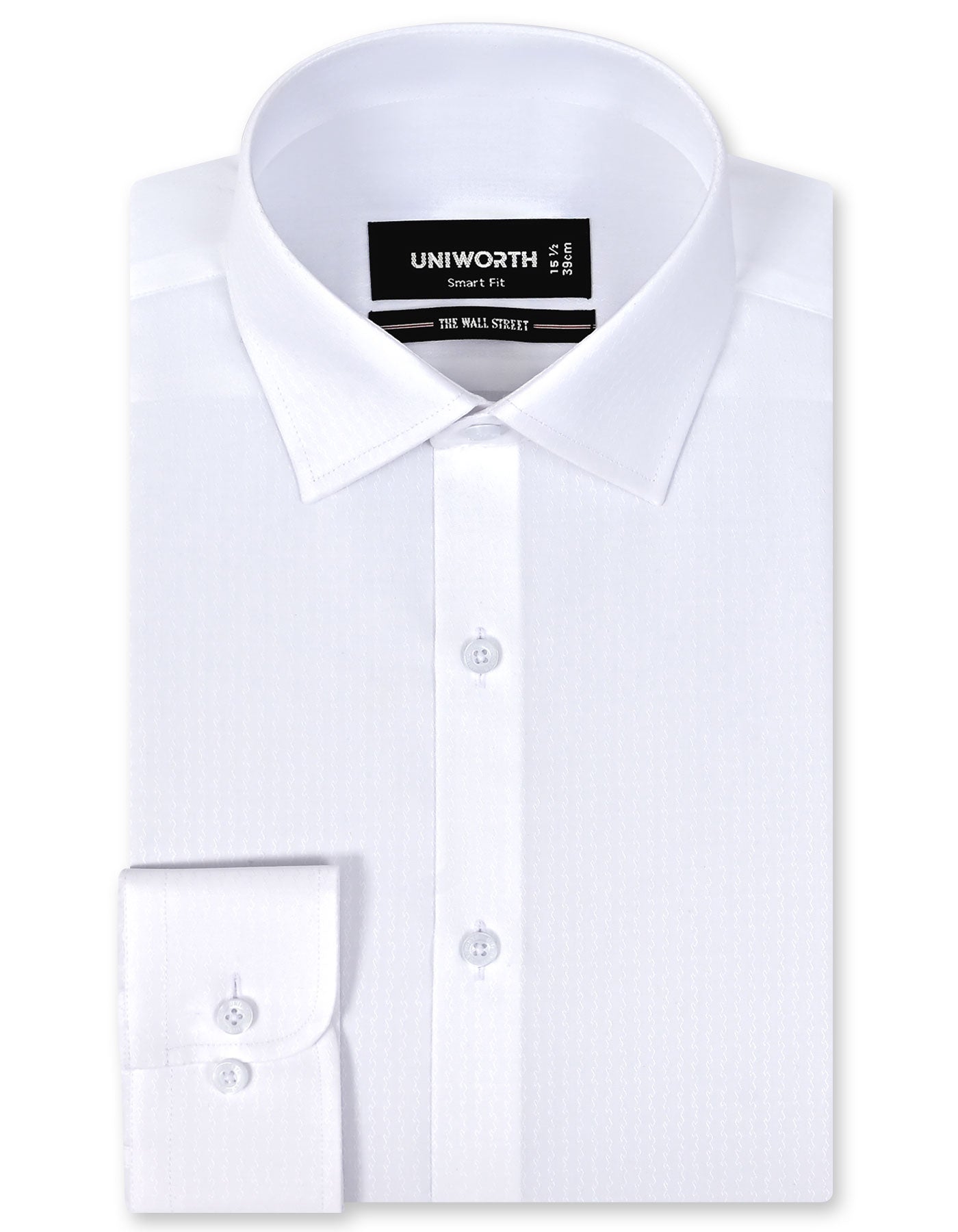 Self White Tailored Smart Fit Shirt FS20495SF-14.5