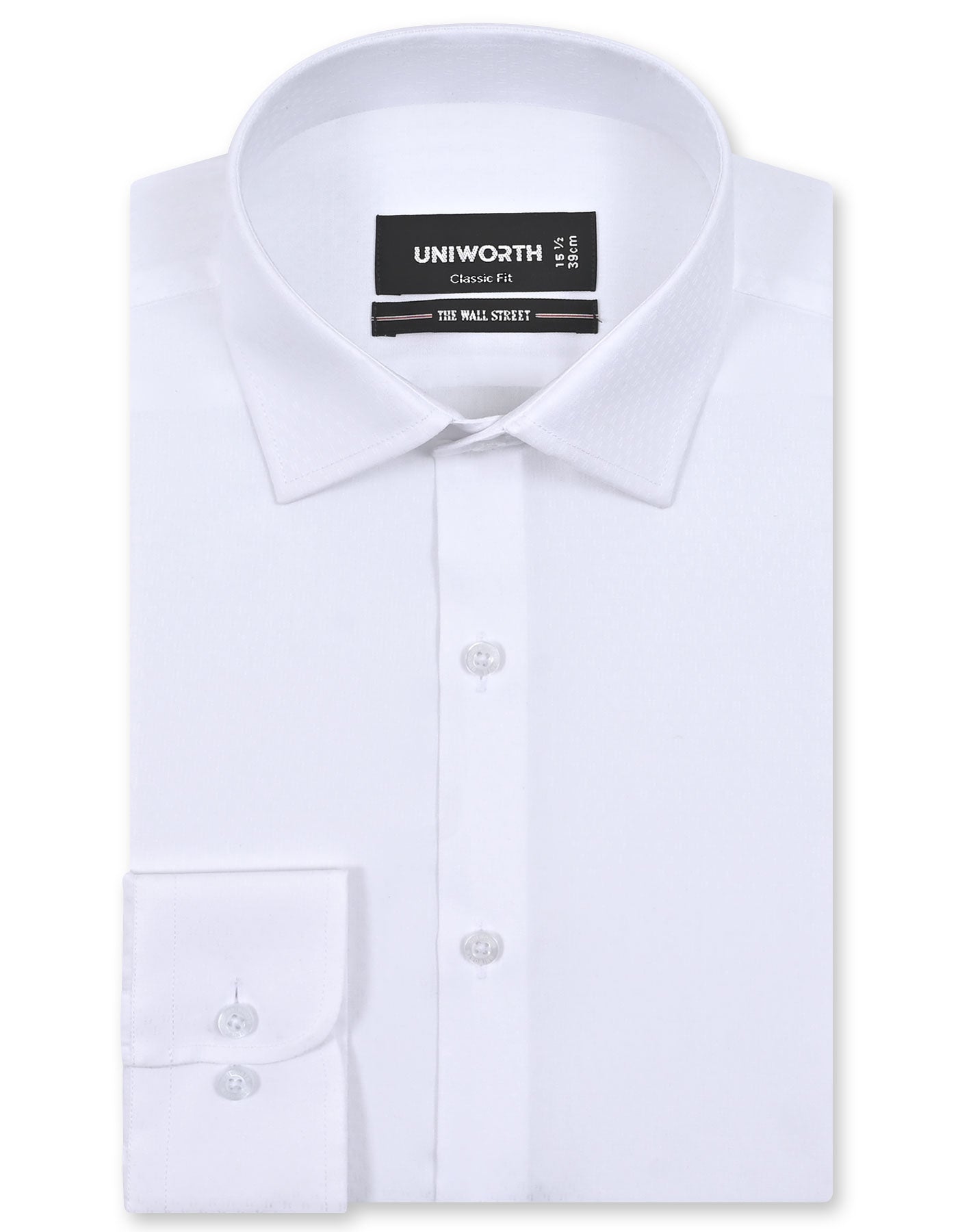 Self White Classic Fit Shirt FS20496RF-14.5