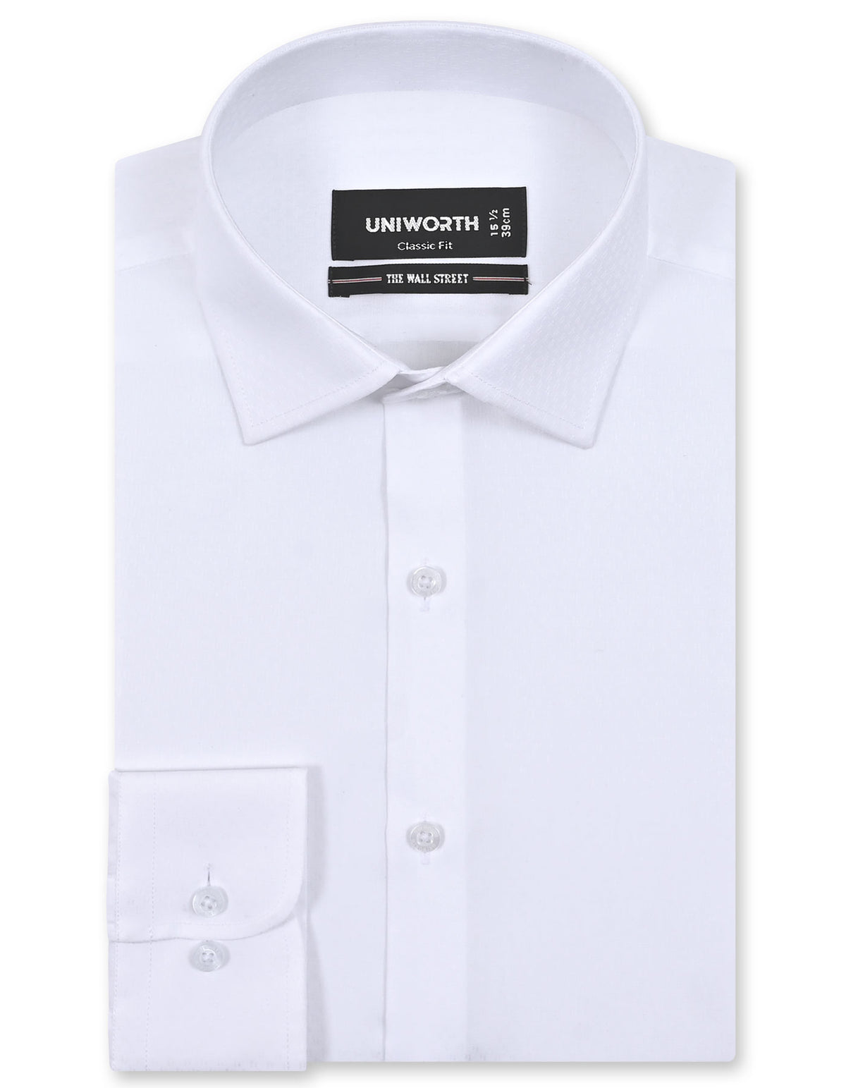 Self White Classic Fit Shirt FS20496RF-14.5