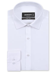 Self White Classic Fit Shirt FS20496RF-14.5