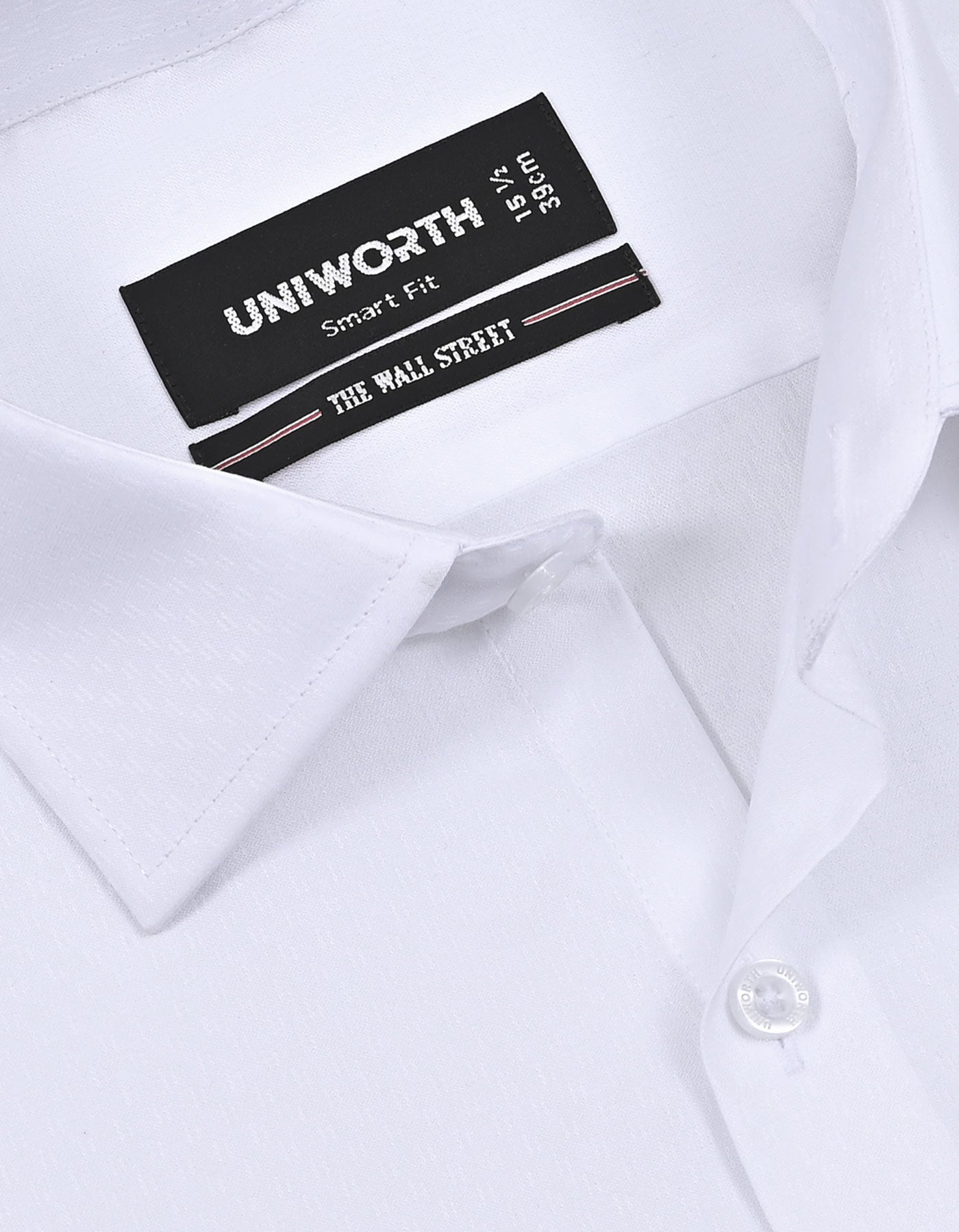Self White Tailored Smart Fit Shirt FS20496SF-15