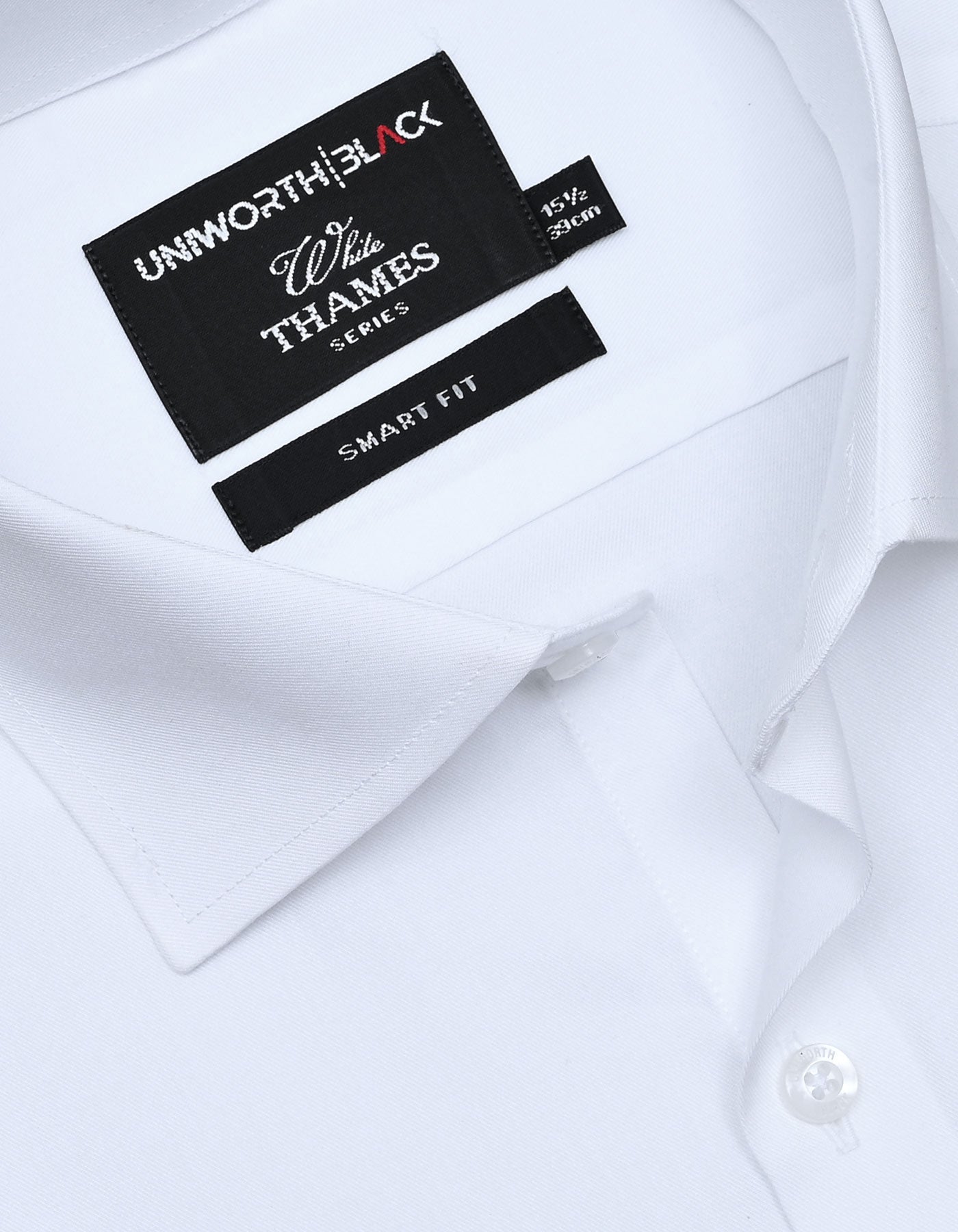 Plain White Tailored Smart Fit Shirt FS2171-3SF-15