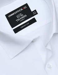 Plain White Tailored Smart Fit Shirt FS2171-3SF-15