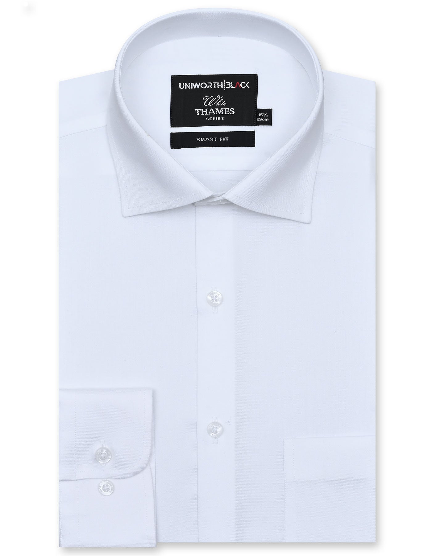 Plain White Tailored Smart Fit Shirt FS2171-3SF-14.5