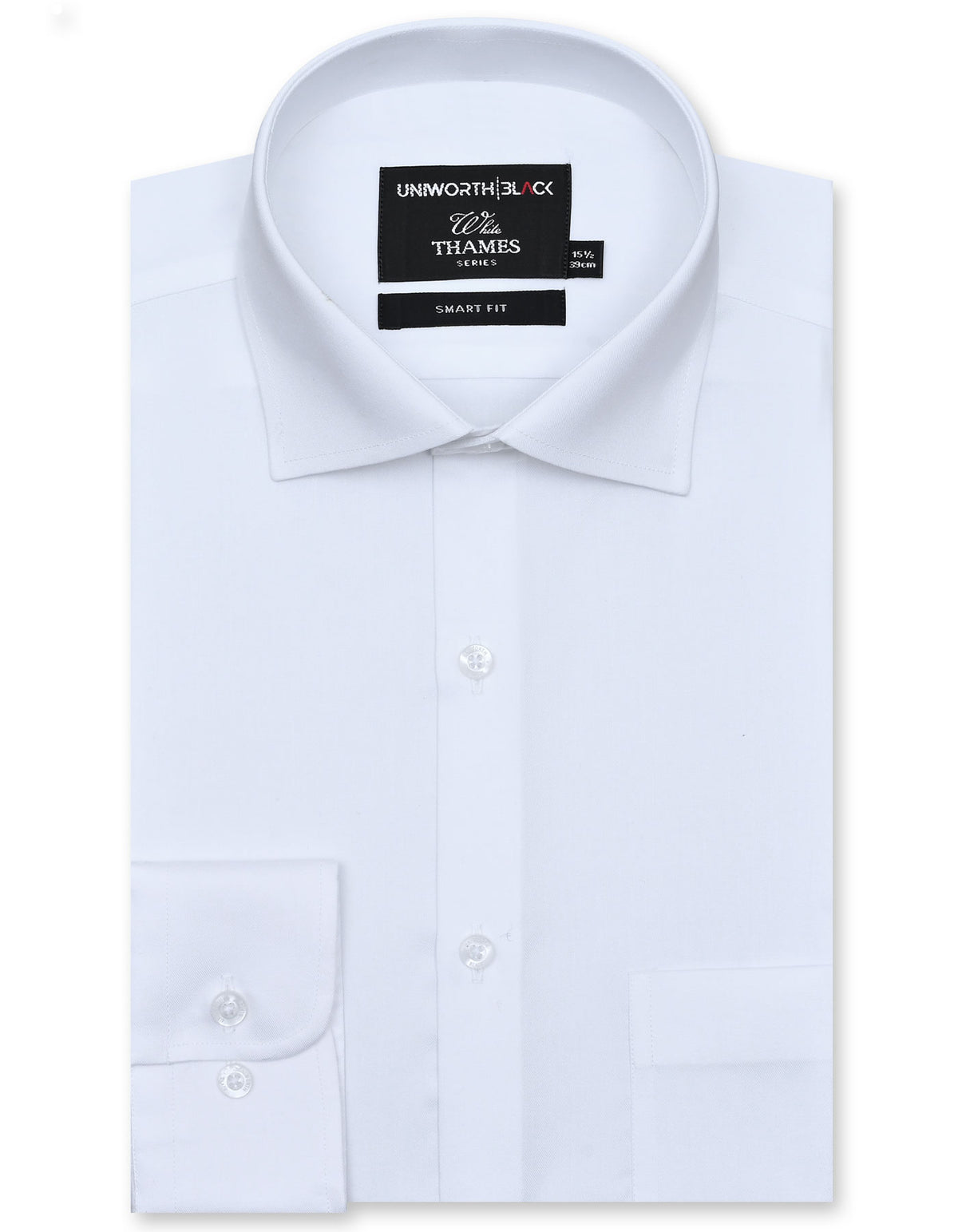 Plain White Tailored Smart Fit Shirt FS2171-3SF-14.5
