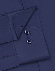 Plain Navy Classic Fit Shirt FS2172-4RF-15.5