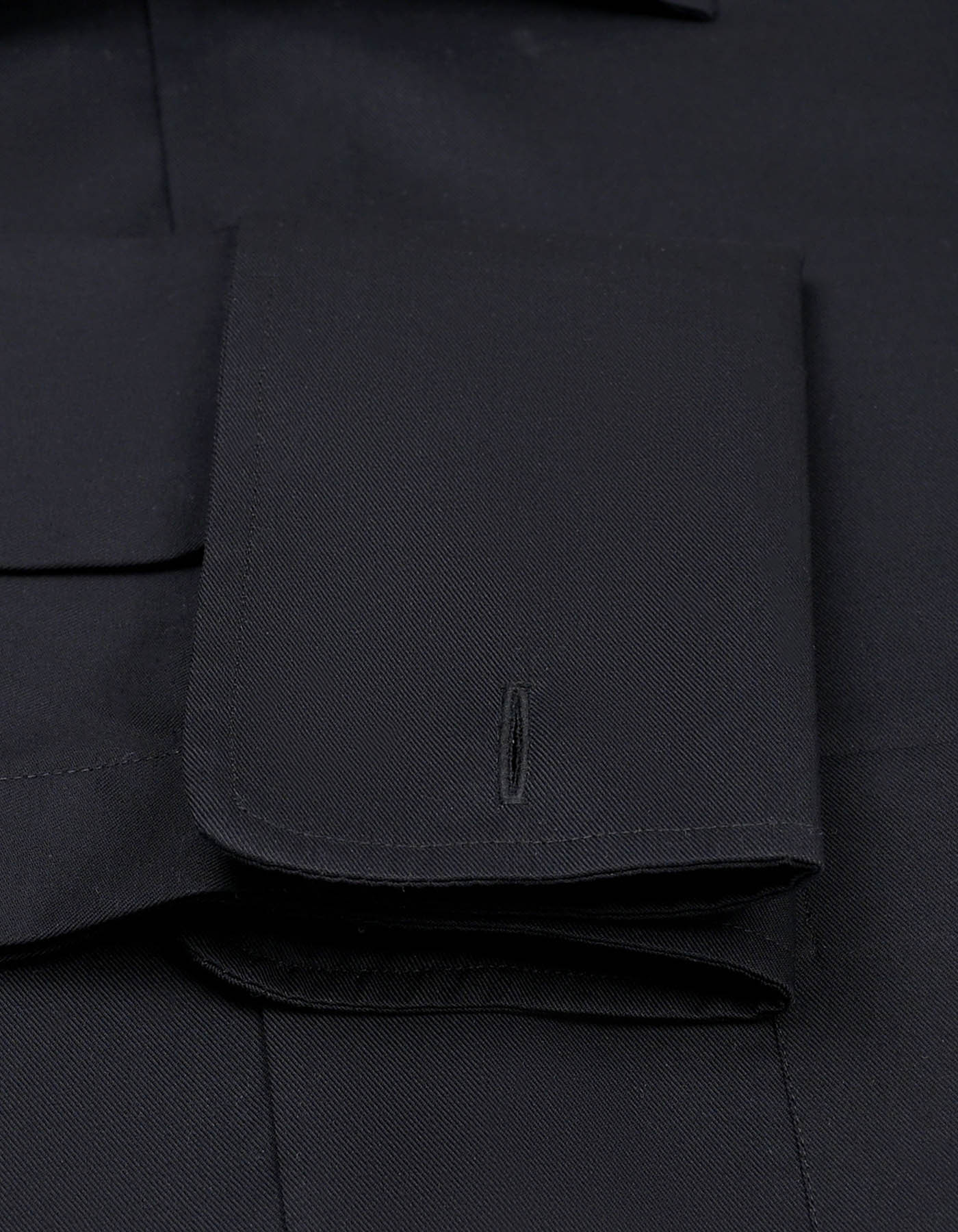 Plain Black Tailored Smart Fit Shirt FS2173SD-15.5