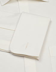 Plain Off White Tailored Smart Fit Shirt FS2175-1SD-15.5