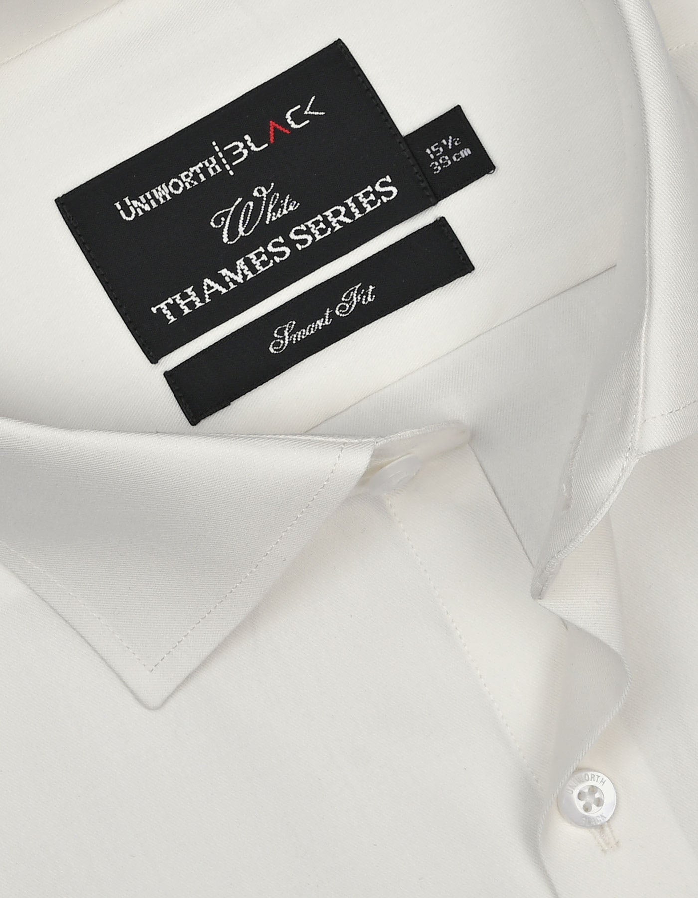 Plain Off White Tailored Smart Fit Shirt FS2175-1SD-15