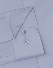 Plain Grey Classic Fit Shirt FS2176-7RF-15.5