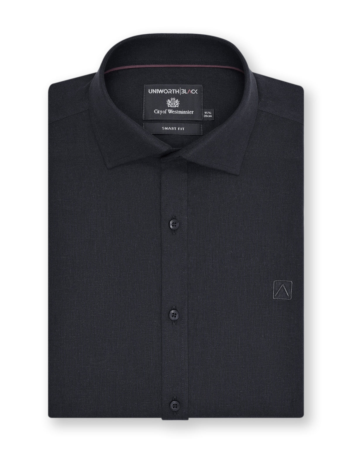 Plain Black Smart Fit Shirt FS2231-2SF-14.5