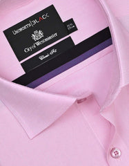 Plain L Pink Classic Fit Shirt FS2266-1RF-15