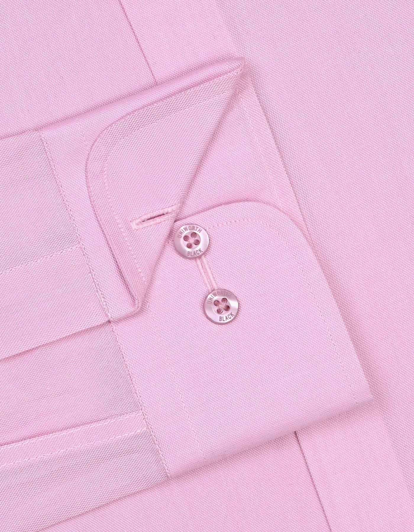 Plain L Pink Tailored Smart Fit Shirt FS2266-1SF-15.5