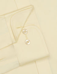 Plain Cream Classic Fit Shirt FS2274RF-15.5