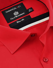 Plain Red Classic Fit Shirt FS2276RF-15