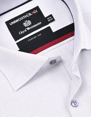 Plain L Grey Classic Fit Shirt FS2296RF-15