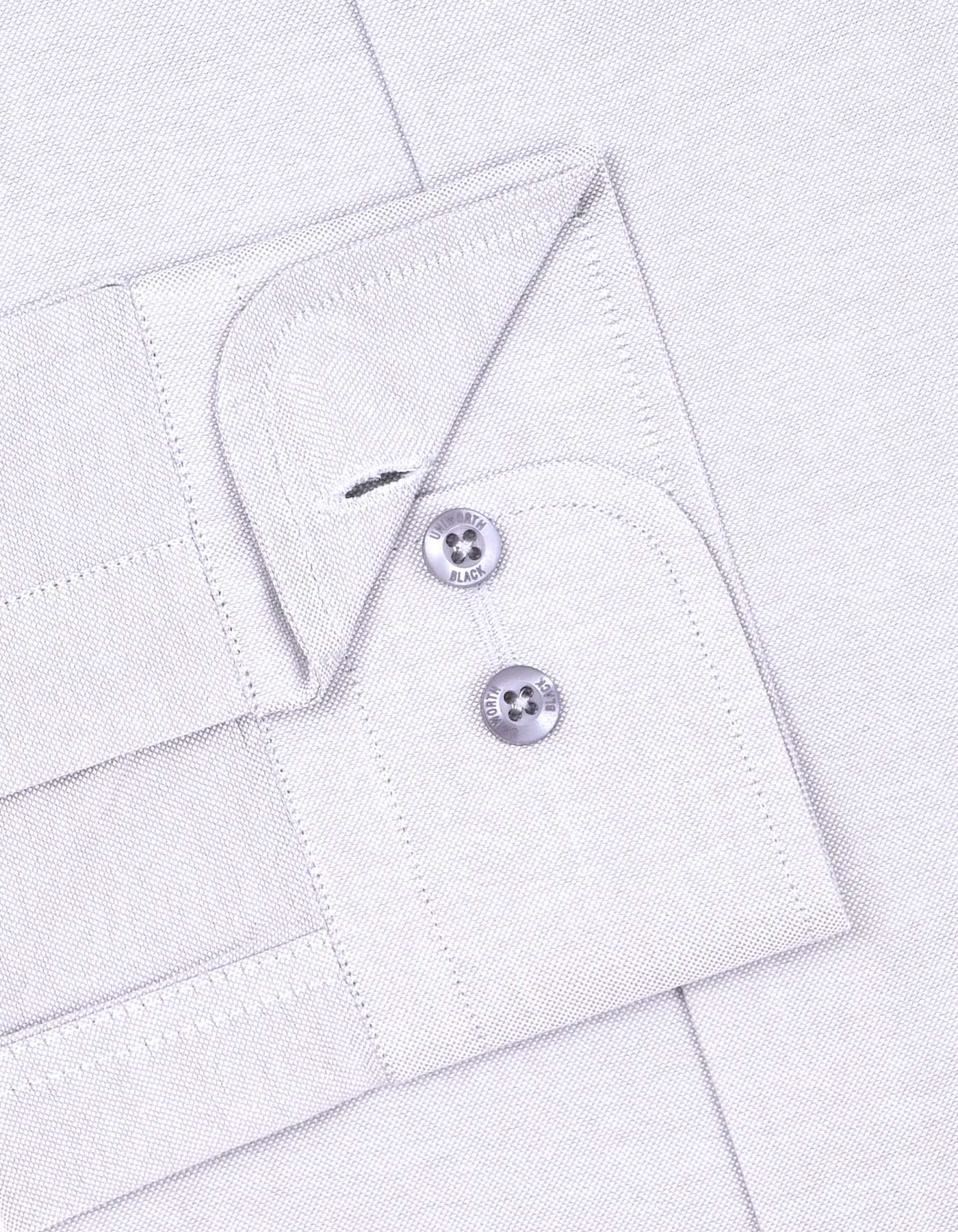 Plain L Grey Tailored Smart Fit Shirt FS2296SF-15.5