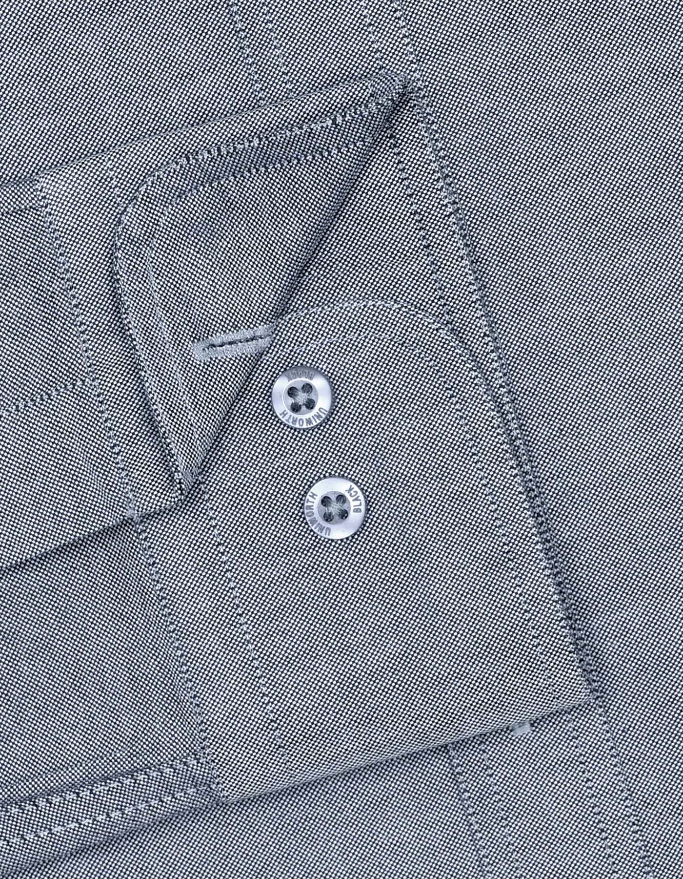 Plain Grey Classic Fit Shirt FS2303RF-15.5