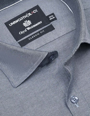 Plain Grey Classic Fit Shirt FS2303RF-15