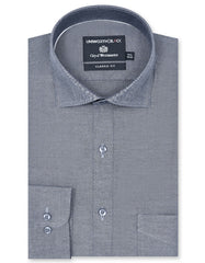 Plain Grey Classic Fit Shirt FS2303RF-14.5
