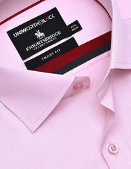 Plain L Pink Tailored Smart Fit Shirt FS2320SF-15